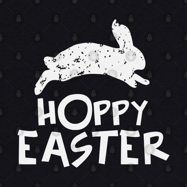 Hoppy Easter - Funny Easter Day Bunny T-Shirt by ahmed4411